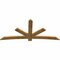 Ekena Millwork Alberta Rough Sawn Timber Gable Bracket, Western Red Cedar, 96"W x 44"H x 2"D x 6"F, 11/12 Pitch GBW096X44X0206ALB00RWR - alternate 2